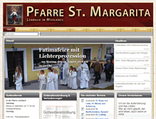 Tablet Screenshot of pfarre-lembach.at